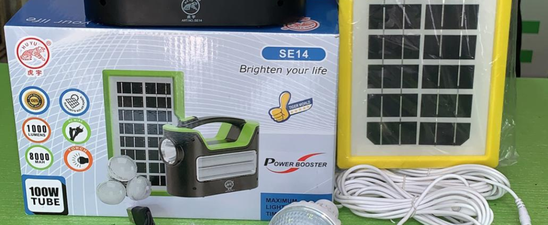 power booster solar lighting kit