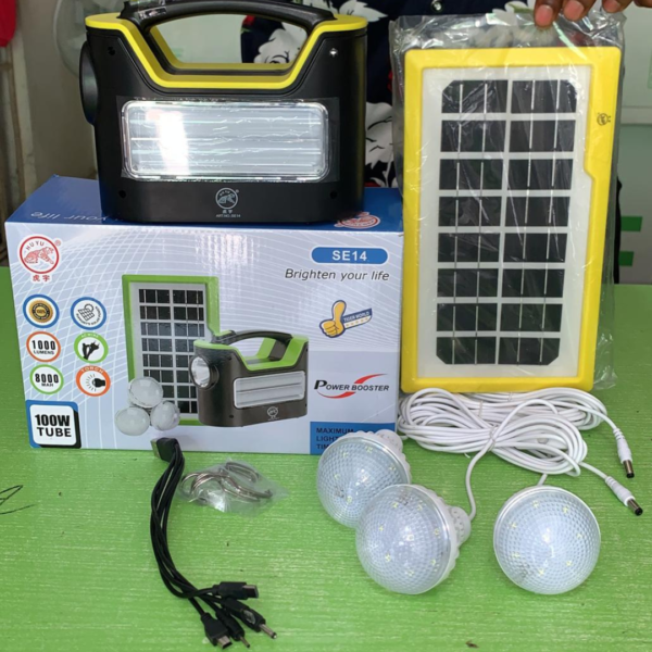 power booster solar lighting kit